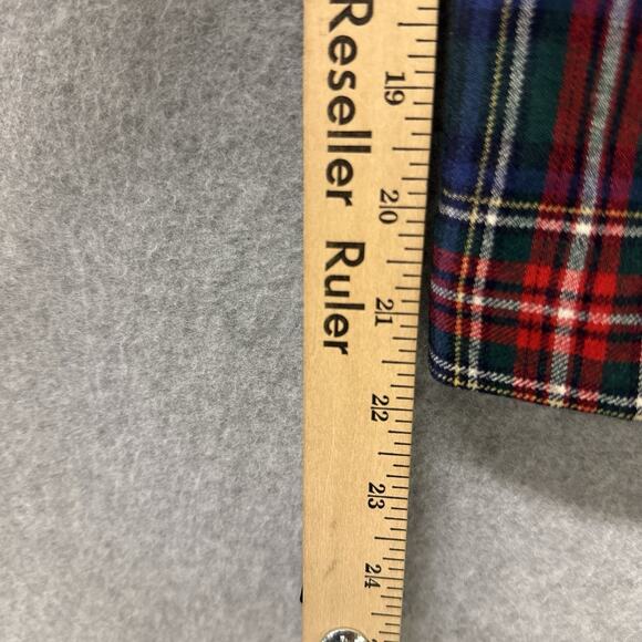 Janie & Jack Boys Size 7 Tartan Plaid Wool Pants Red Blue Green Preppy Holiday - Picture 6 of 9